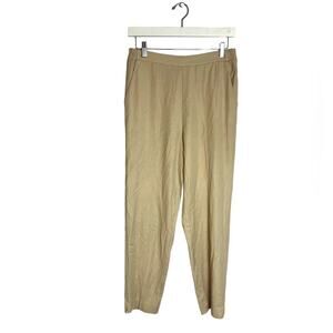 Falconeri viscose wool cigarette pants tan Sz M